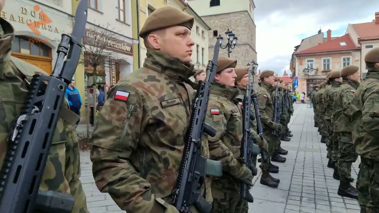 Uroczysta Przysięga Wojskowa WOT w Żywcu