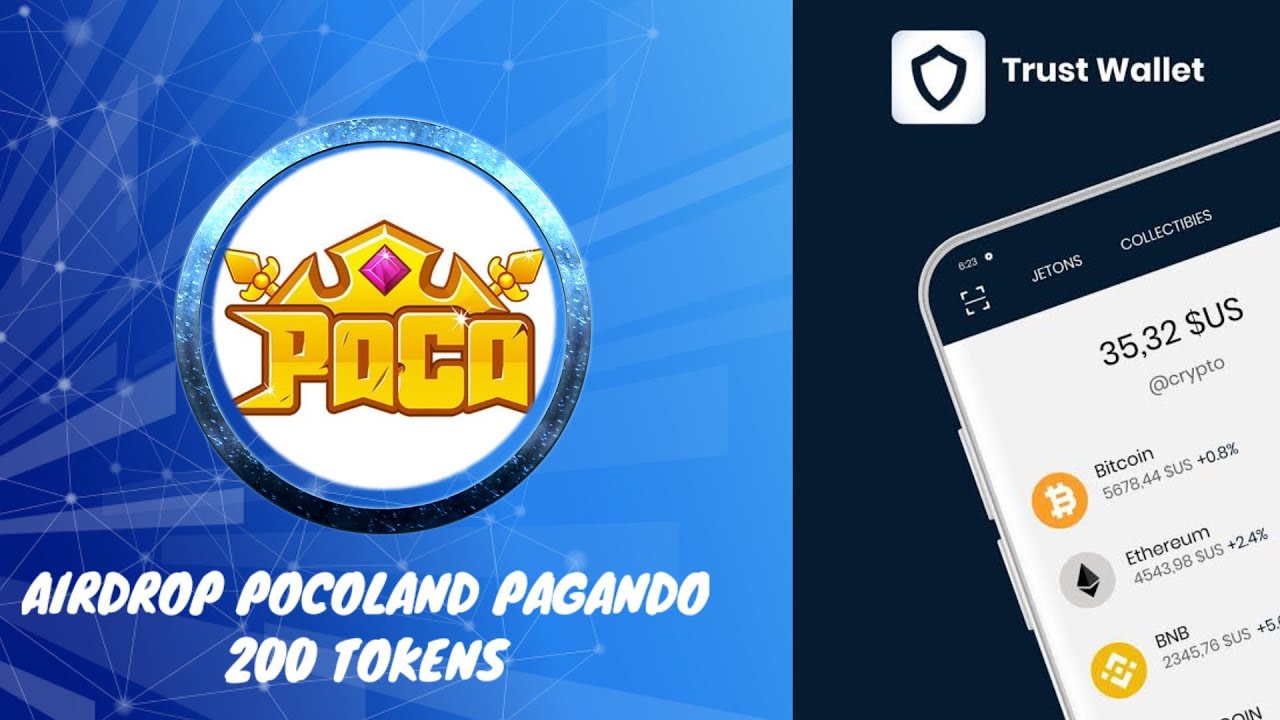 AIRDROP POCOLAND PAGANDO 200 TOKENS DIRETO NA SUA CARTEIRA