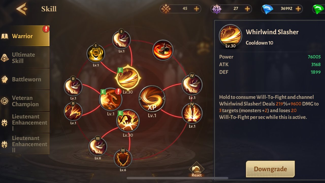 DH6: Warrior Ultimate Skill Guide!