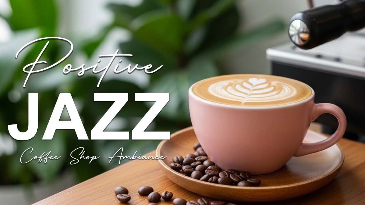 Positive Jazz ☕ Coffee Shop Ambiance - Positive Bossa Nova Instrumental for Relaxing