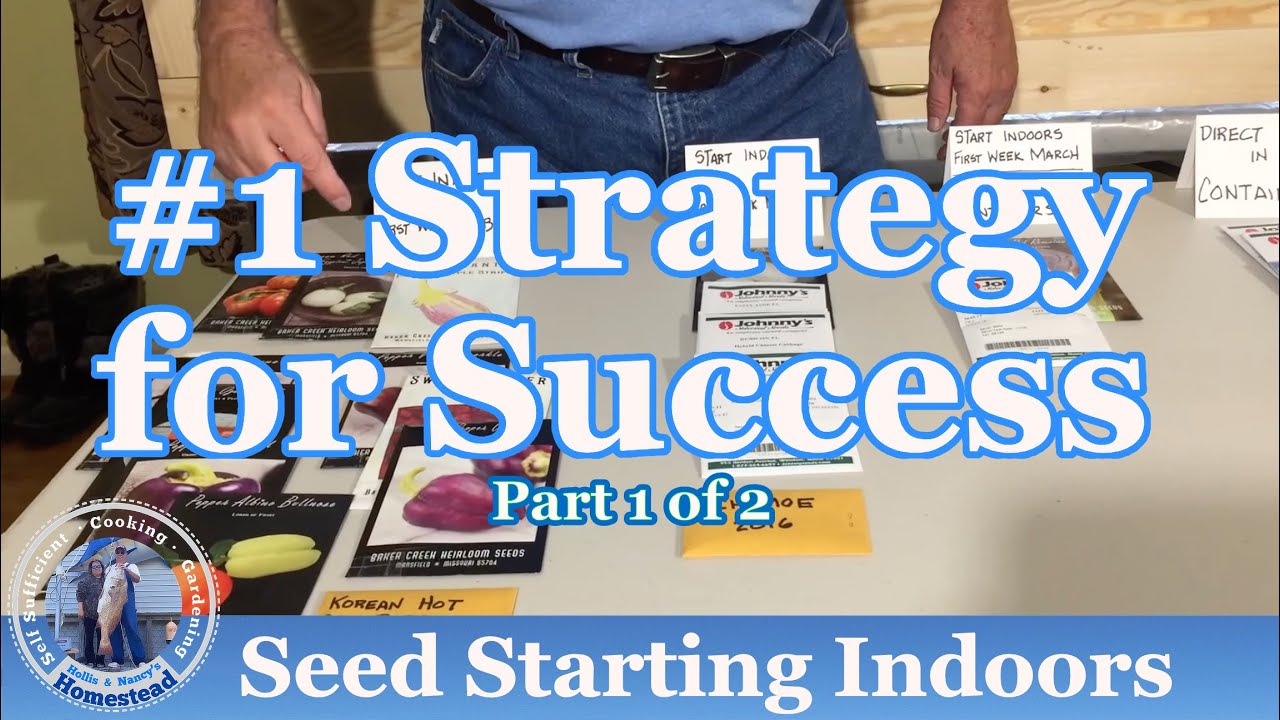 How to Start Seeds Indoors - The #1 Strategy for Success (Part 1 of 2)