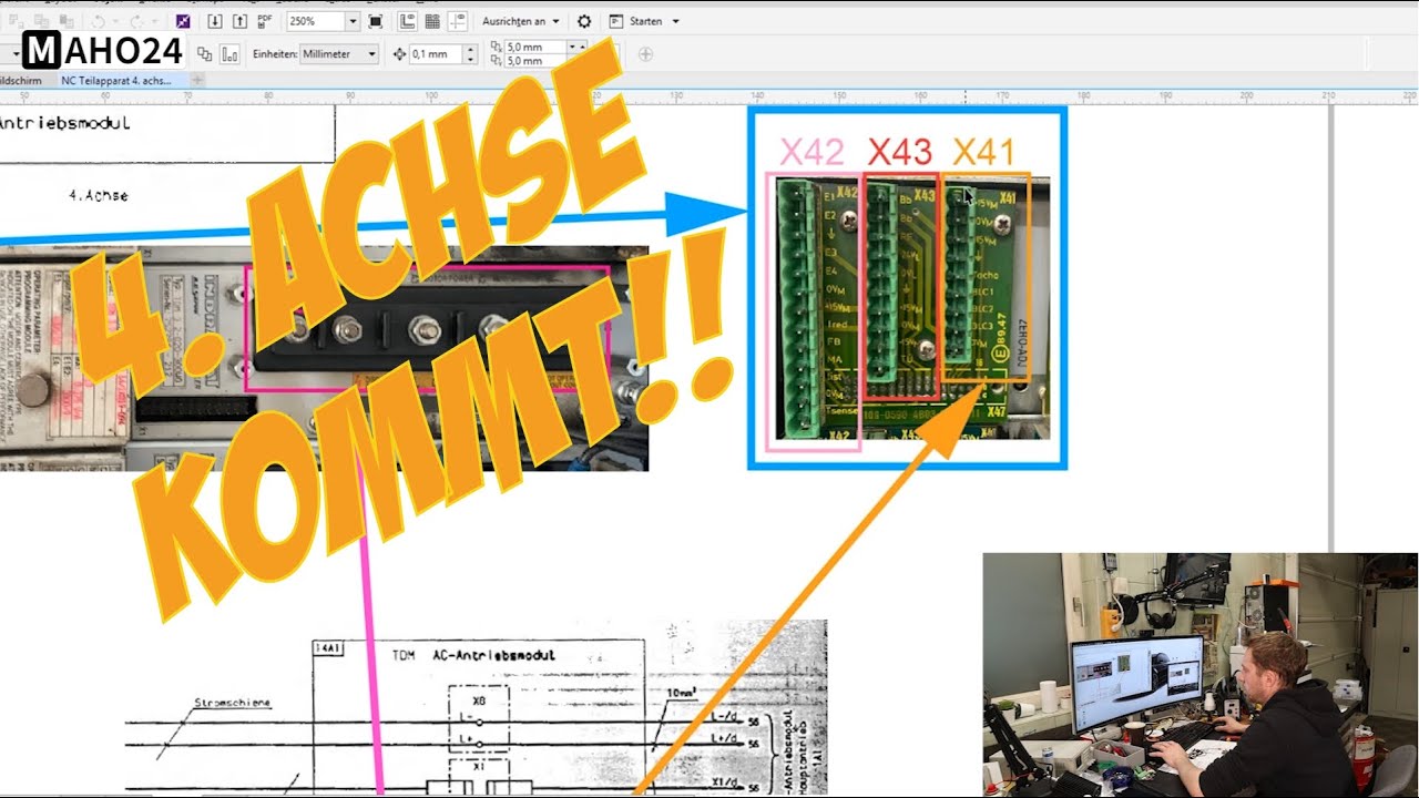 MAHO CNC Tipps & Tricks E19 - Installation der 4. Achse Teil 1