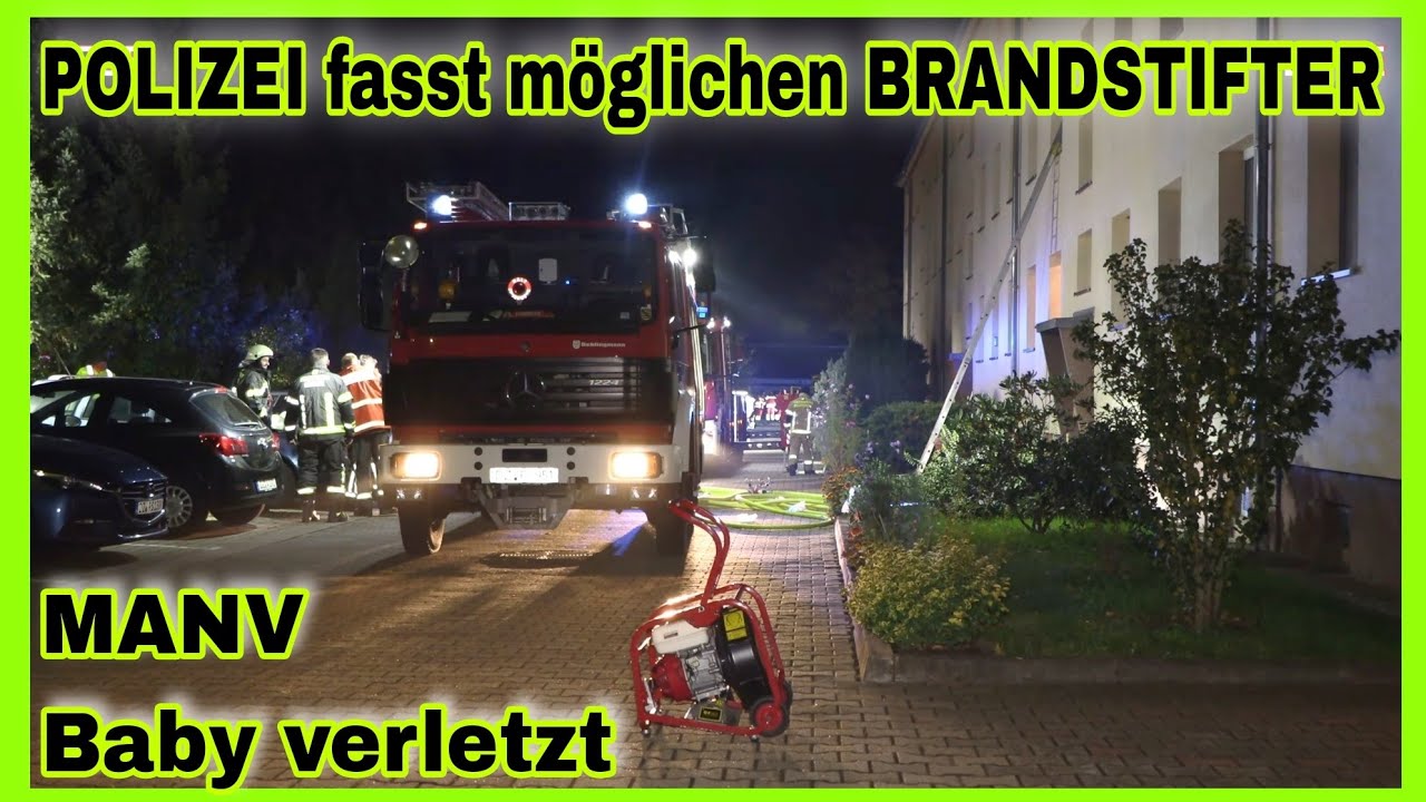 🔥FEUER im Keller gelegt❓️Wohnblock in Löbnitz EVAKUIERT🆘️Fünf Verletzte🚑Darunter ein Baby❗️