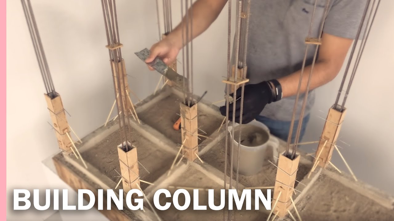 BUILDING COLUMN IN CONCRETE-STIRRUPS-------COLUMNA EN CONCRETO ARMADO-ESTRIBOS