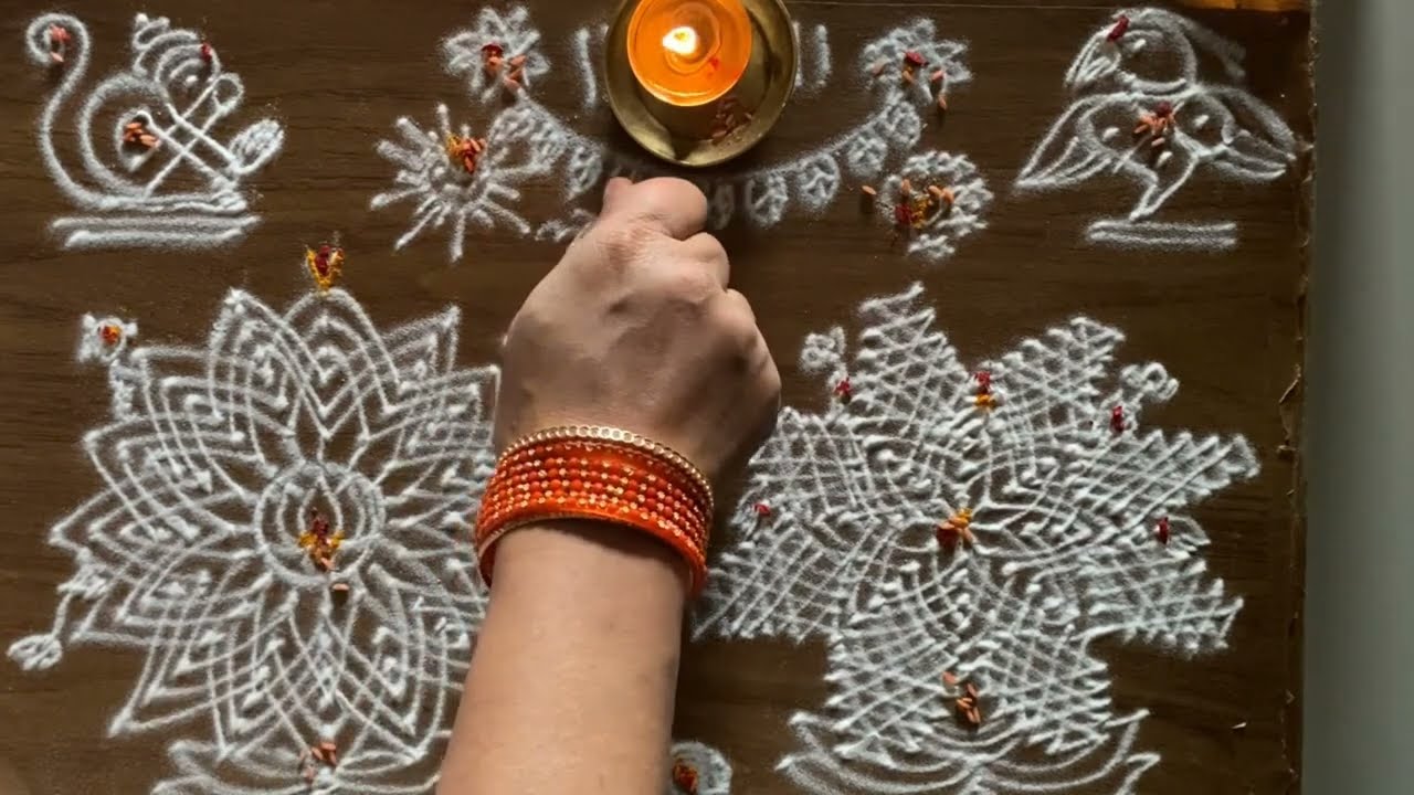 ಲಕ್ಷ್ಮಿ ಹೃದಯ ರಂಗೋಲಿಗೆ ಅಕ್ಷಯಪಾತ್ರ ರಂಗೋಲಿ ಅಲಂಕರಿಸಿನಿ / ಶನಿವಾರ ವಿಶೇಷ ನಾರಾಯಣ  ಹೃದಯ ರಂಗೋಲಿ ಗೆ ಅಲಂಕಾರ🙏
