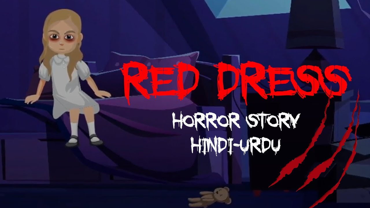 Red Dress Horror Story Animated | Hindi - Urdu | Horror Cartoon | Scary story
