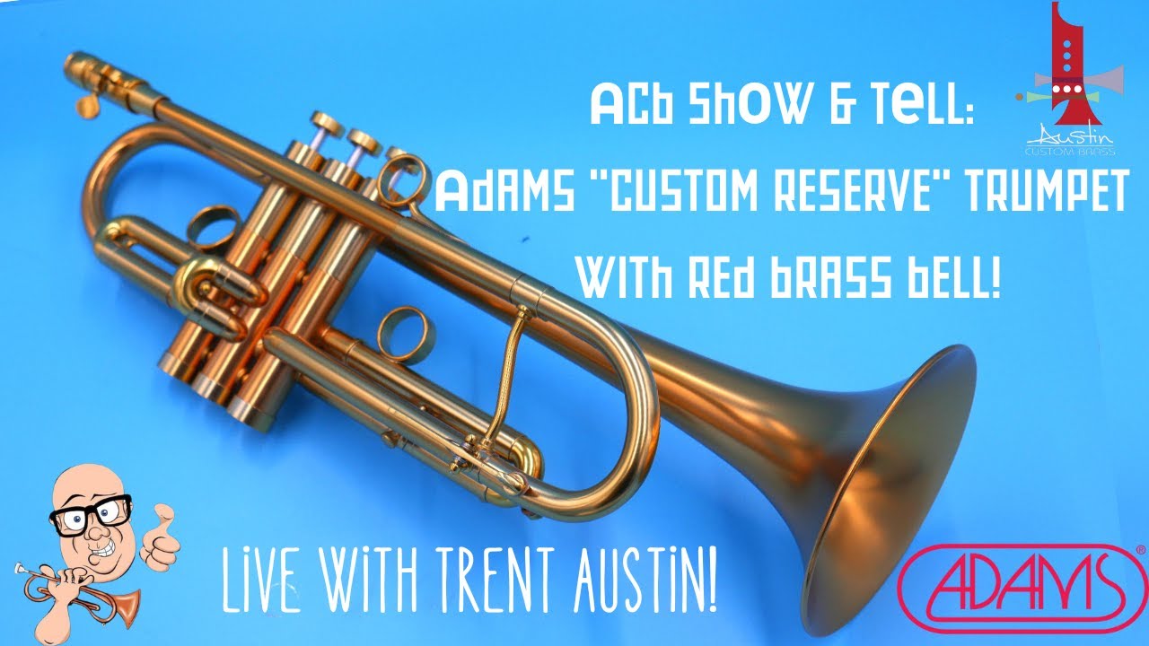 ACB Show & Tell: our first Adams Custom Reserve trumpet! WOW! Check this one out! #austincustombrass