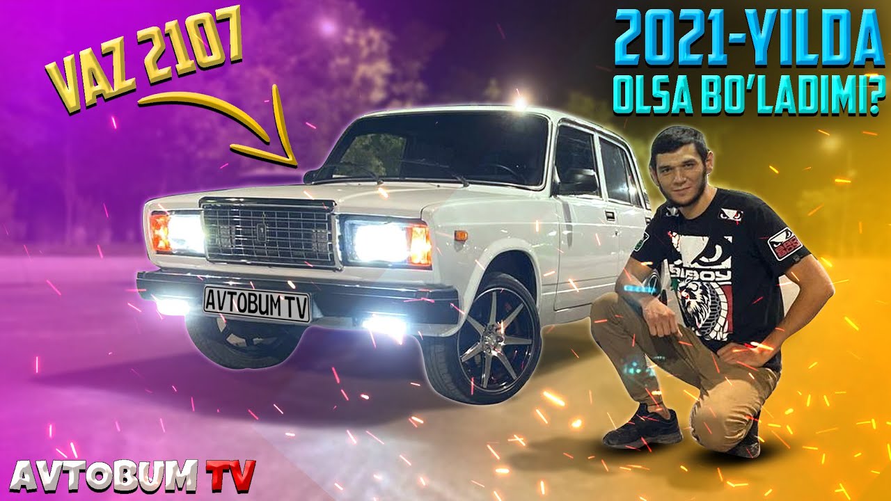 VAZ 2107 2021 YILDA OLSA BOLADIM YOQ?? JIGULI AVTOSIN MINUS PLUS TOMONILARI!!