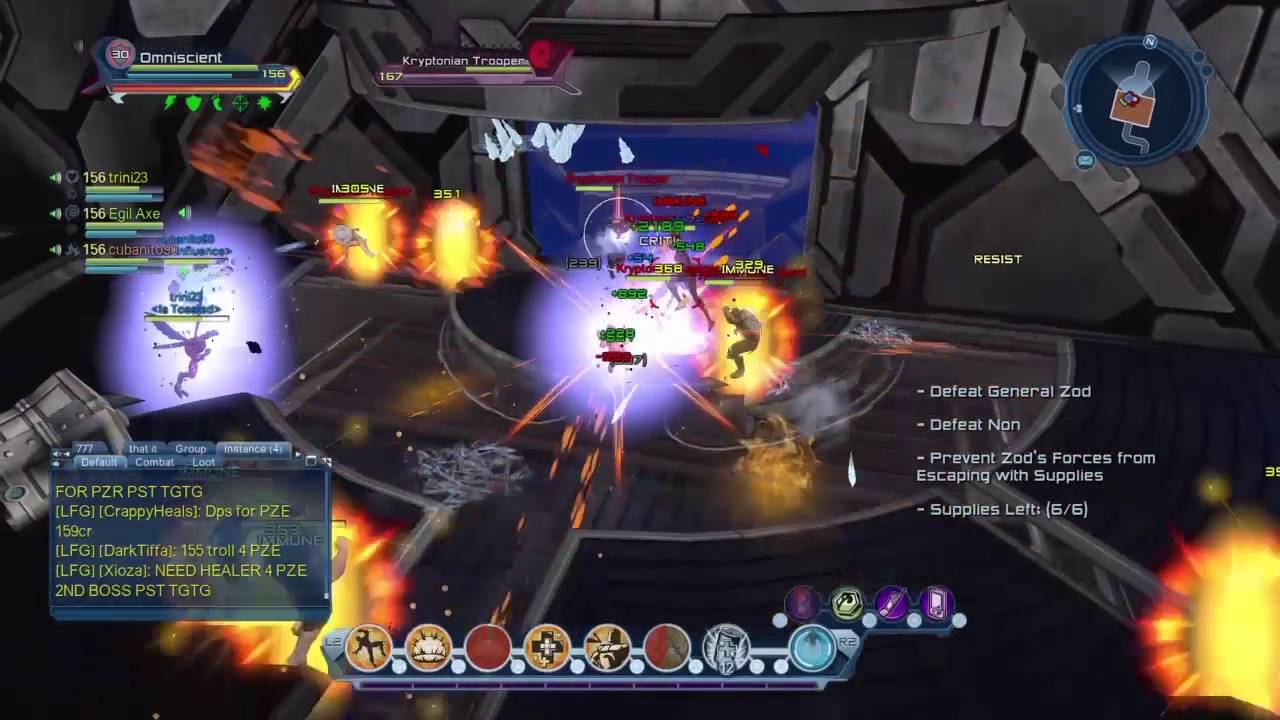 DCUO Phantom Zone Elite Alert(Last boss) - Atomic Tank