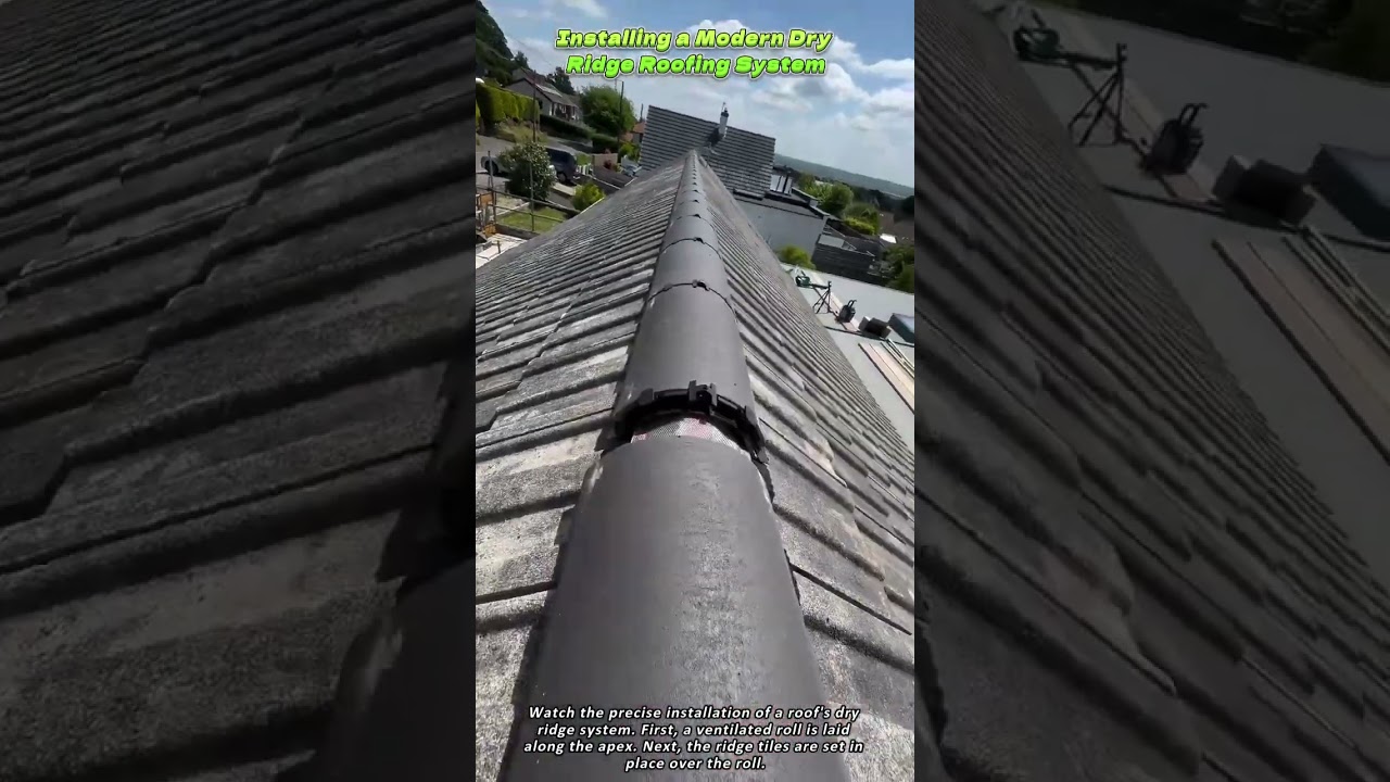 Installing a Modern Dry Ridge Roofing System