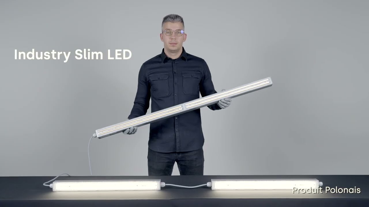 Industry Slim LED - &eacute;clairage industriel IP66, luminaire polonais avec joint en silicone