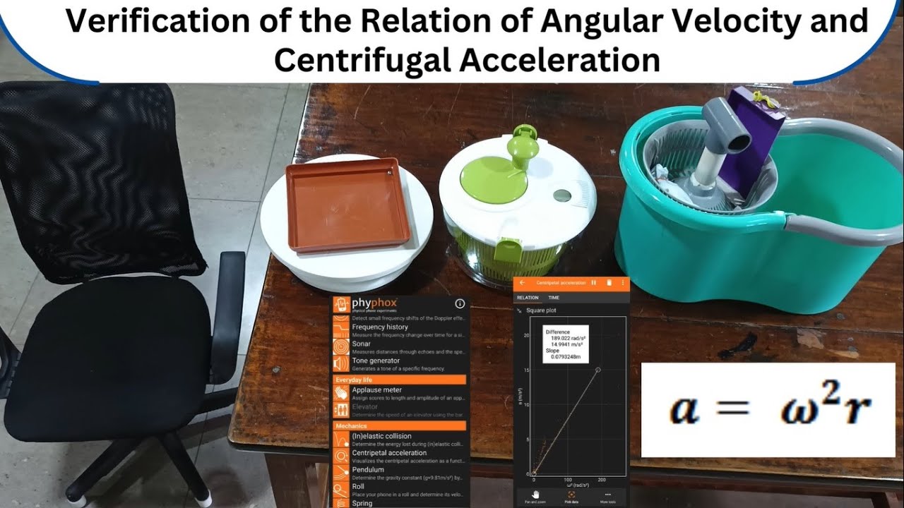 6. Demonstration of Centrifugal Acceleration using Smartphone Part-I