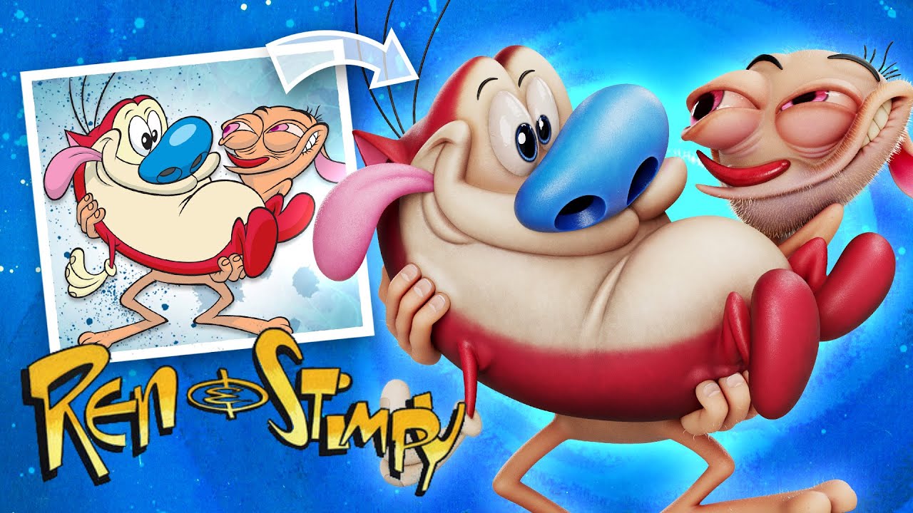How to Sculpt Ren & Stimpy with ZBRUSH
