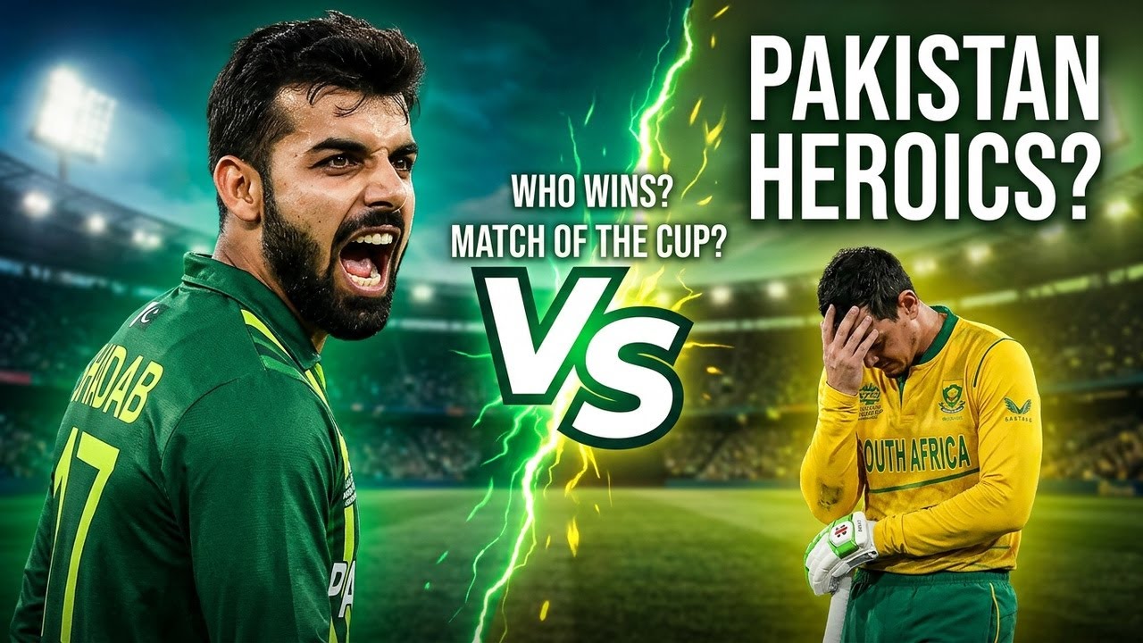 PAK vs SA: The Match That Shocked the T20 World Cup!