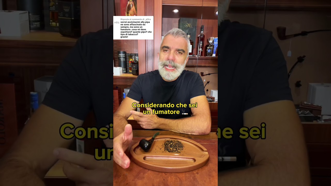 SONO UN FUMATORE DI SIGARETTE E VOGLIO INIZIARE CON LA PIPA: CONSIGLI? #fumo #tobaccopipes #cigarett