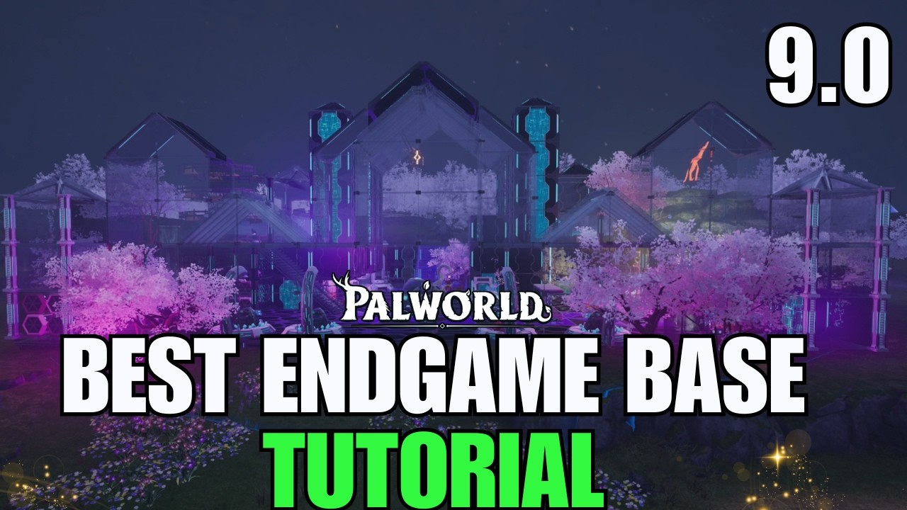🟥BEST Palworld 1.0  END GAME All In One Base COMPLETE TUTORIAL 9.0