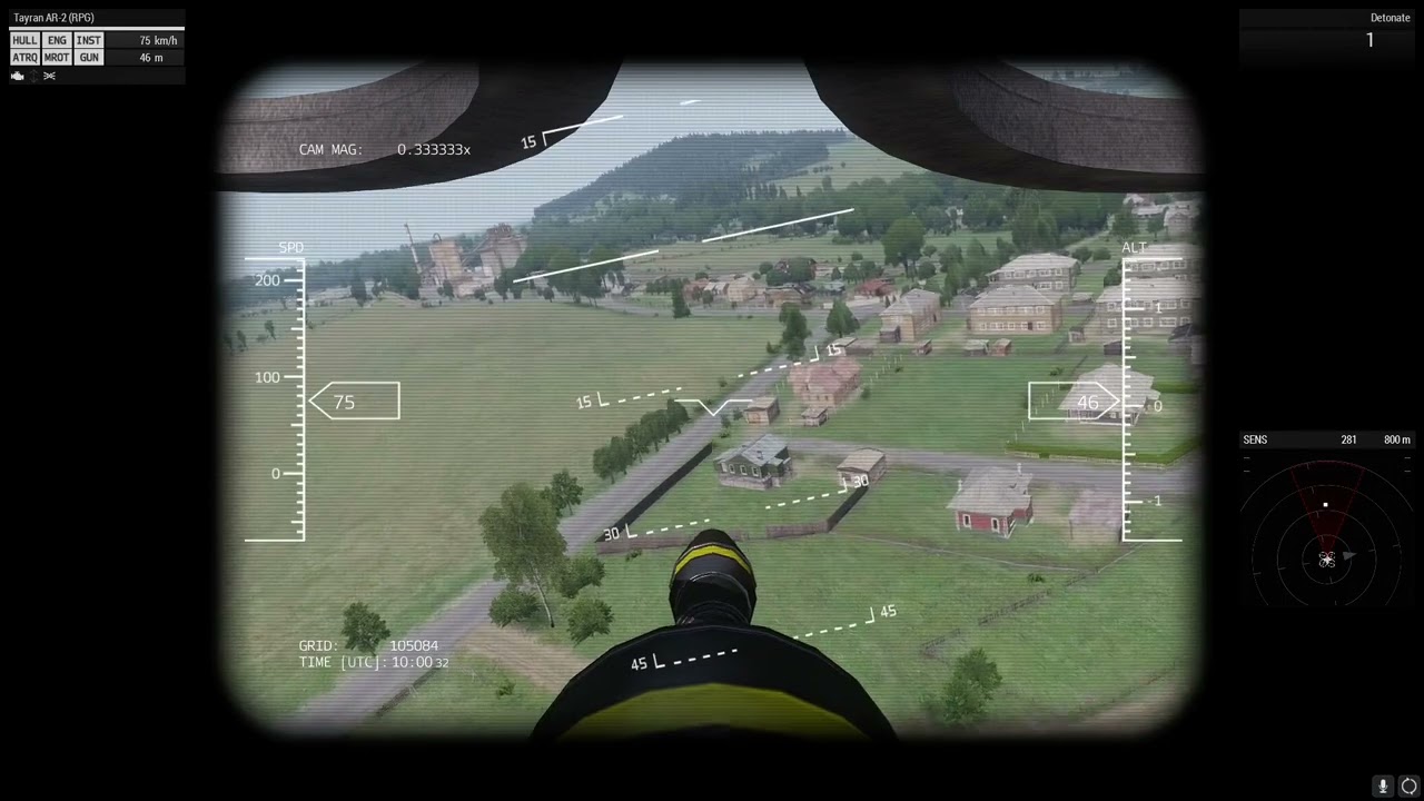 Kamikaze Drone in Arma 3 #arma3 #drone #shorts