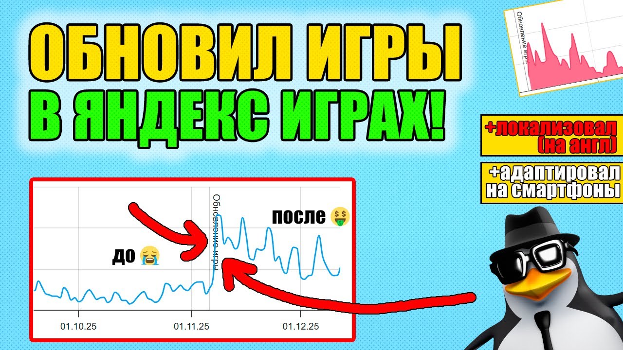 ОБНОВИЛ ИГРЫ В ЯНДЕКС ИГРАХ! УВЕЛИЧИТСЯ ЛИ ДОХОД? ДАДУТ ЛИ ТРАФИК?