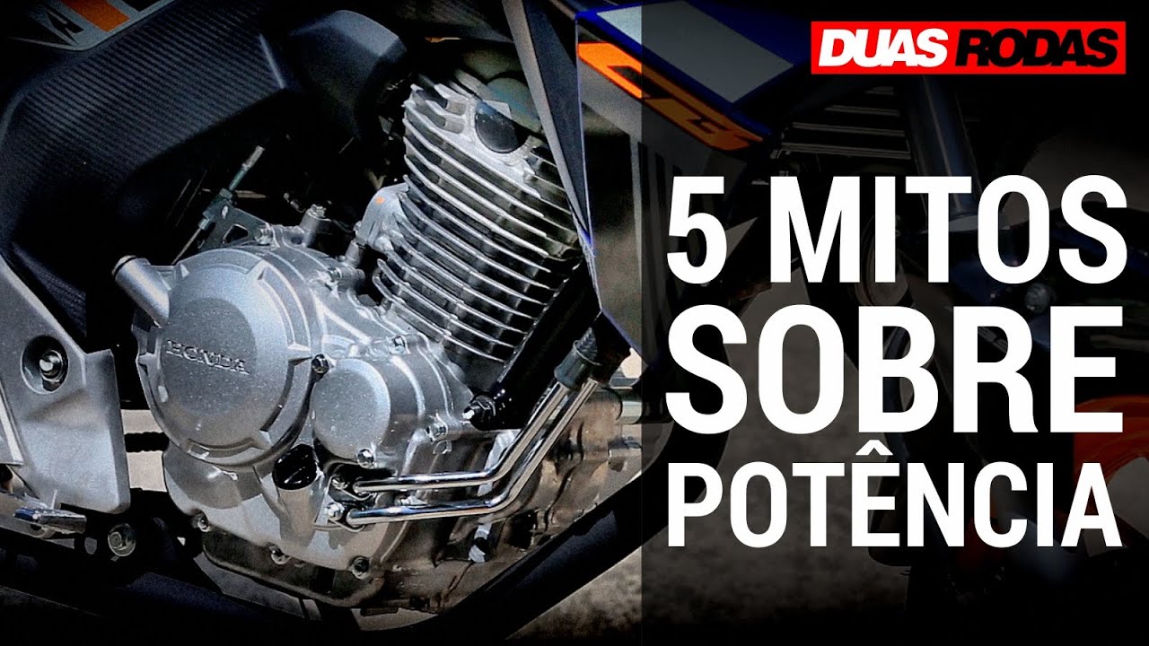 5 MITOS SOBRE POTÊNCIA DA MOTO: ESCAPE, FILTRO DE AR, PNEU...