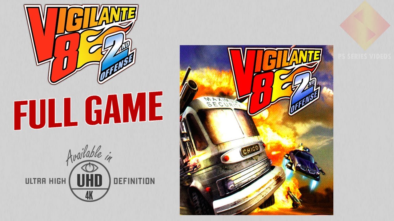 Vigilante 8 2nd Offence - Full Game Walkthrough in 4K