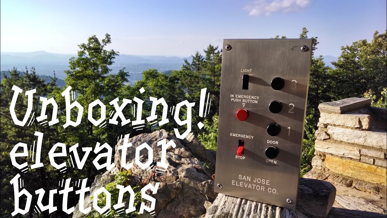 Unboxing the San Jose GAL and Montgomery Elevator buttons from California