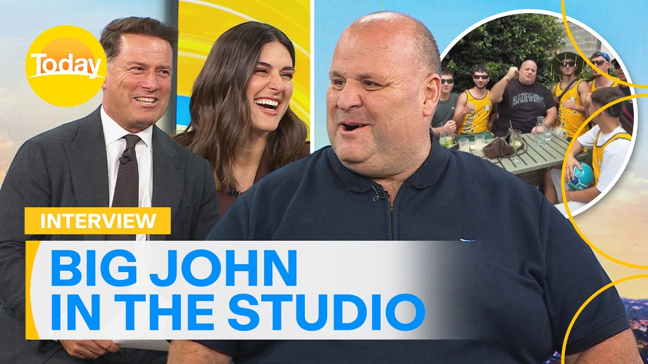 Social media smash-hit Big John chats with Karl and Sarah | Today Show Australia