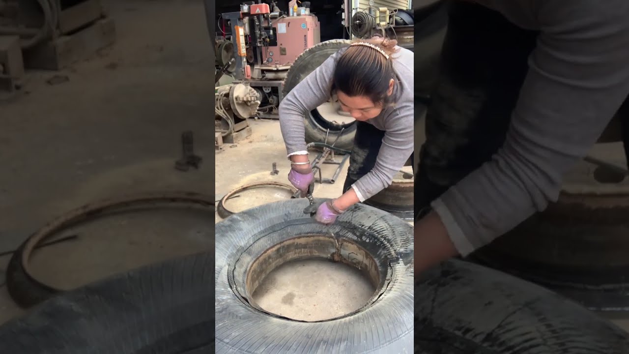 Truck Puncture Tire Inner Tube Repair!