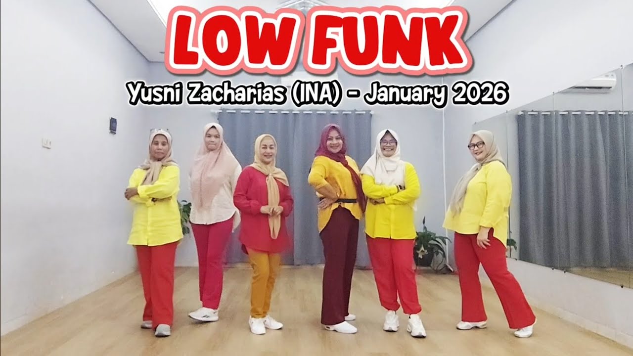 LOW FUNK Line Dance ll Yusni Zacharias (INA) - January 2026 ll CLASSICA (DKI 38) INA