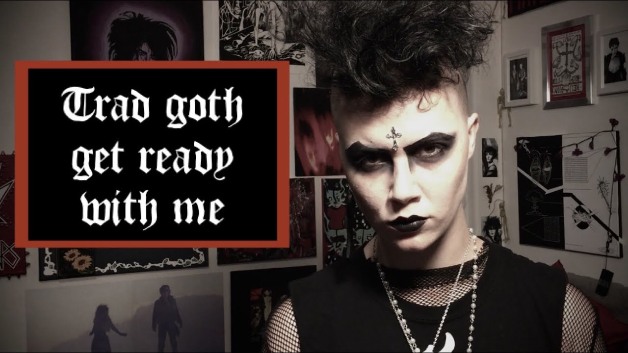 Trad Goth GRWM 🦇 Styling my Deathhawk & Doing my Makeup 🖤