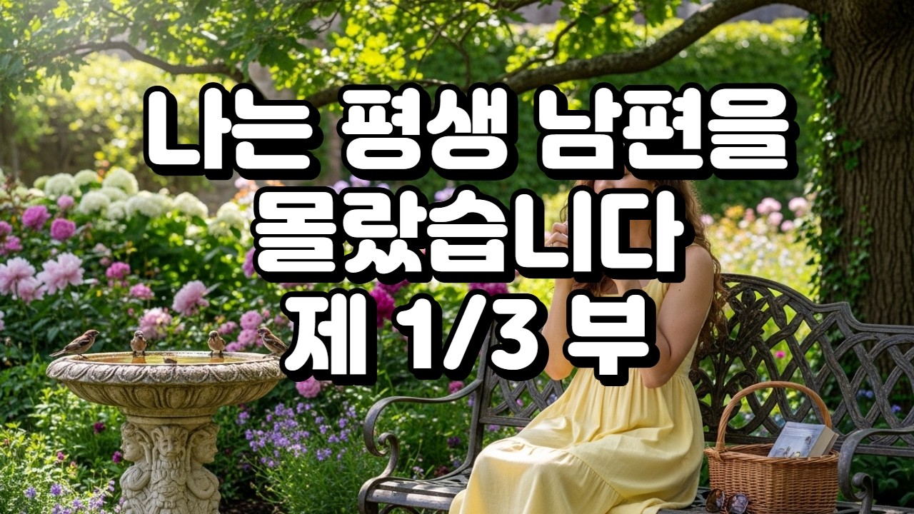 나는 평생 남편을 몰랐습니다 제 1 부#오디오북#오디오북추천#감동실화같은이야기#반전스토리 #중년공감#감정서사 #드라마보다더한이야기#잠들기전듣기#퇴근후오디오북#인생스토리