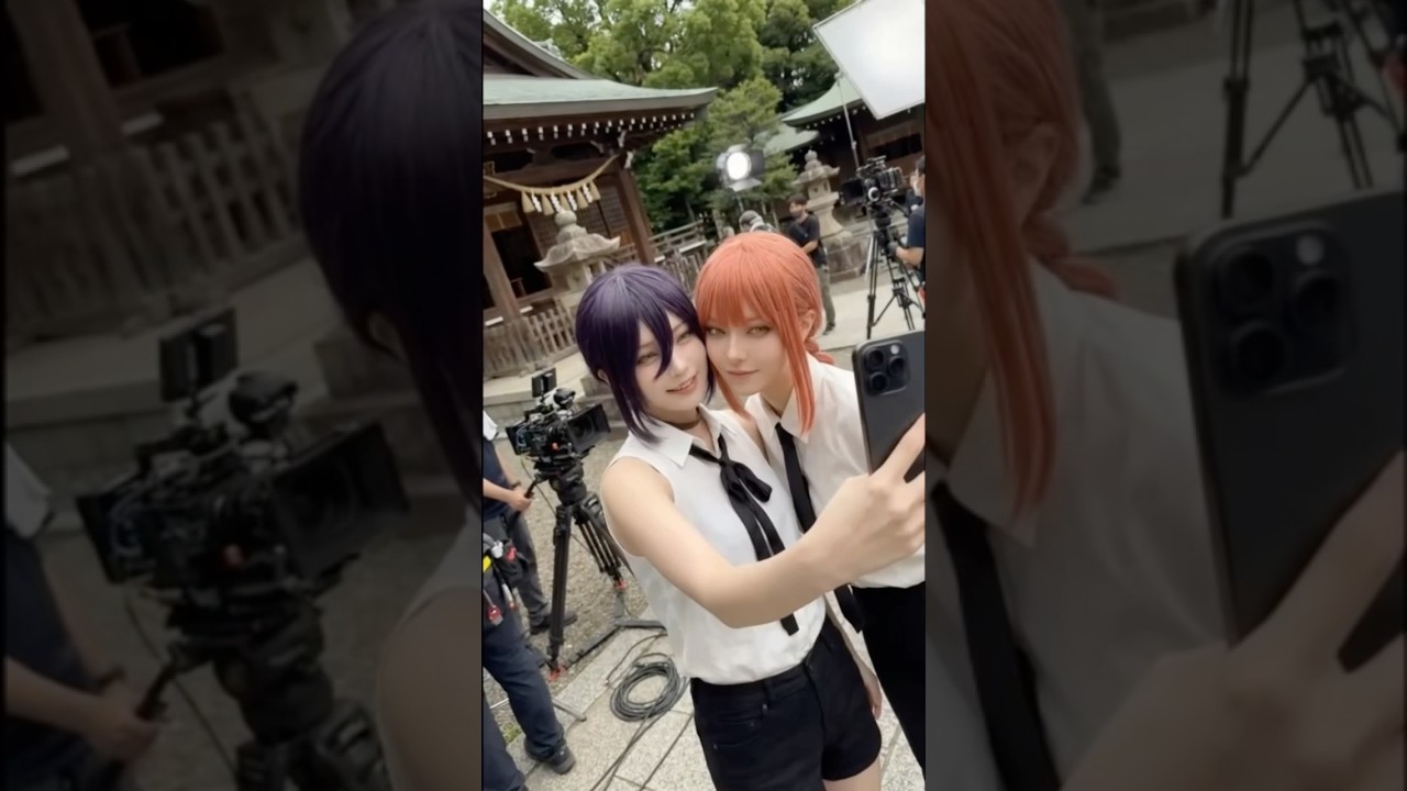 Reze chainsaw man behind the scene series 