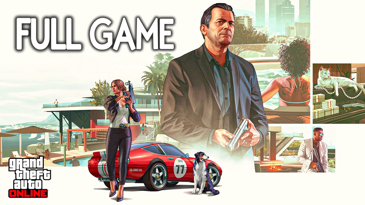 GTA 5 Online Michael DLC - FULL GAME Walkthrough No Commentary (A Safehouse in the Hills)