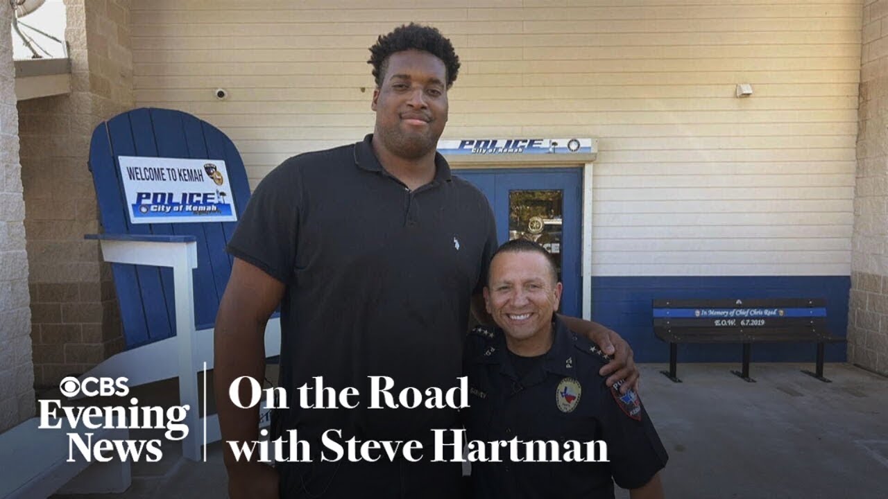 Though 7-foot-3, he chose policing over basketball