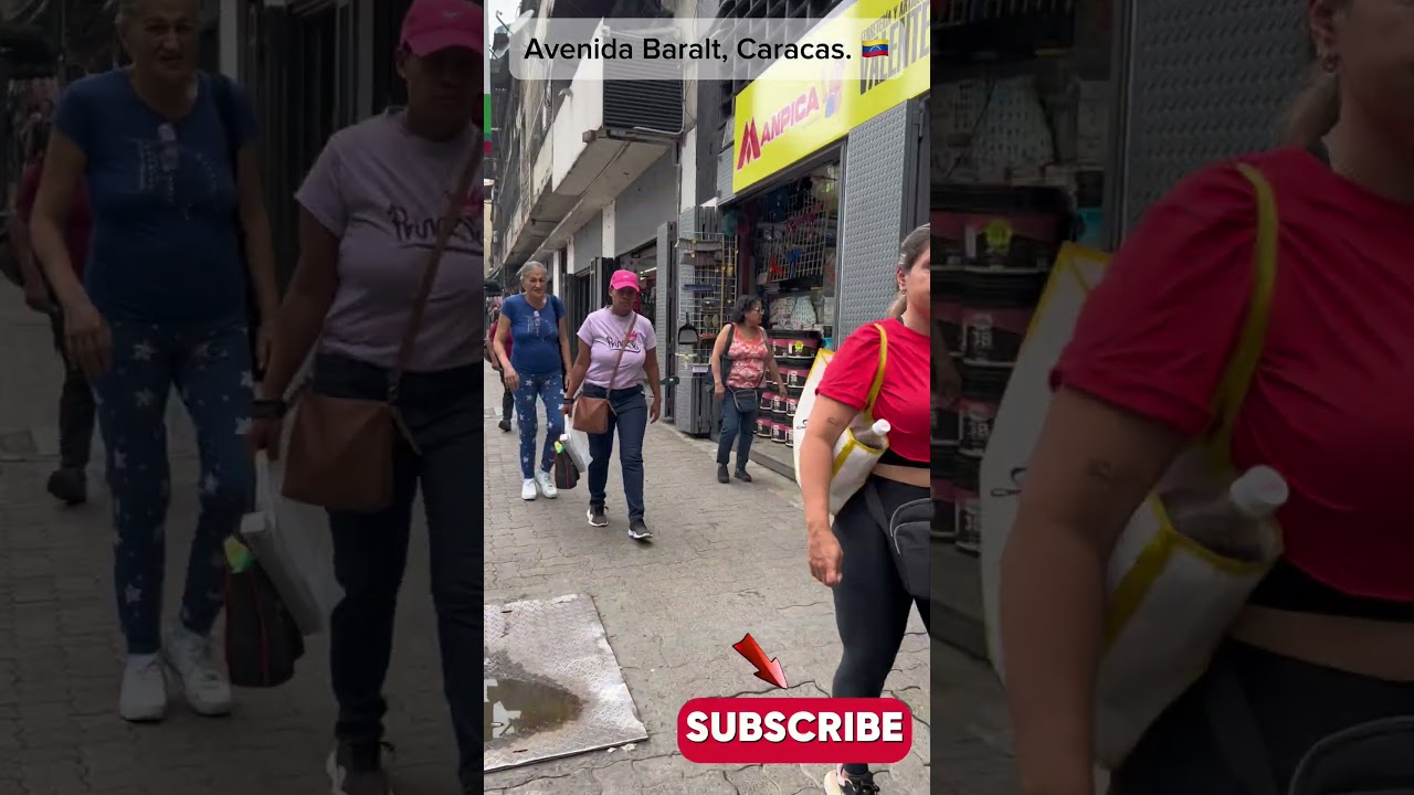 🇻🇪 Exploring the Most Bizarre Avenue in Caracas, Venezuela.