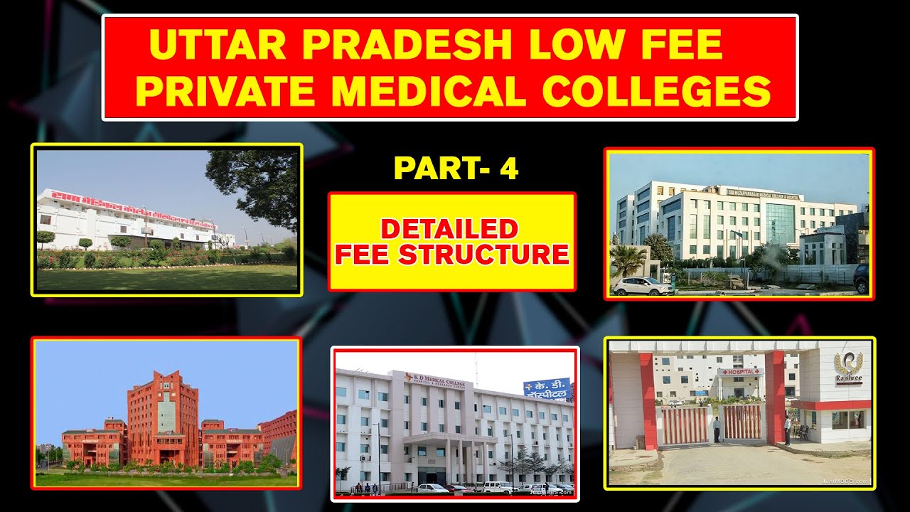 5 Lowest Fee Private Medical Colleges Of Uttar Pradesh Part-4 | Up Low budget medical Colleges