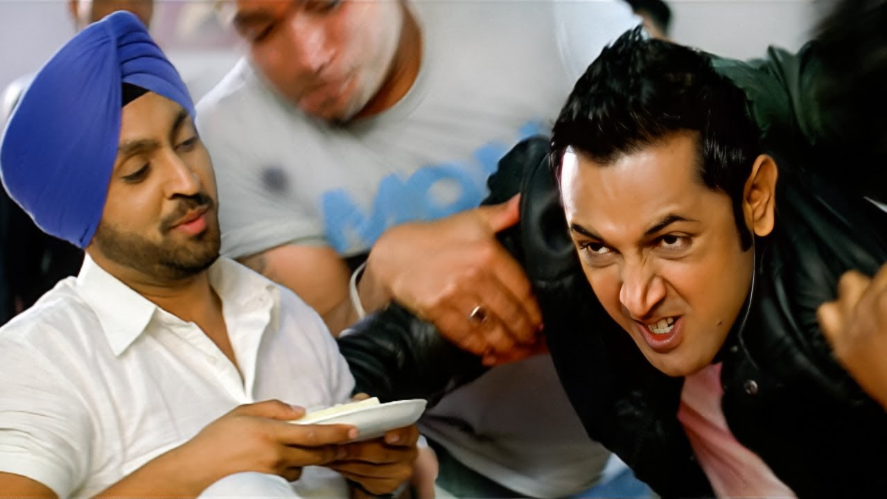 दिलजीत और गिप्पी की गुंडों के साथ हुई लड़ाई | Diljit's Punjabi Movie | #punjabi #moviescenes #diljit