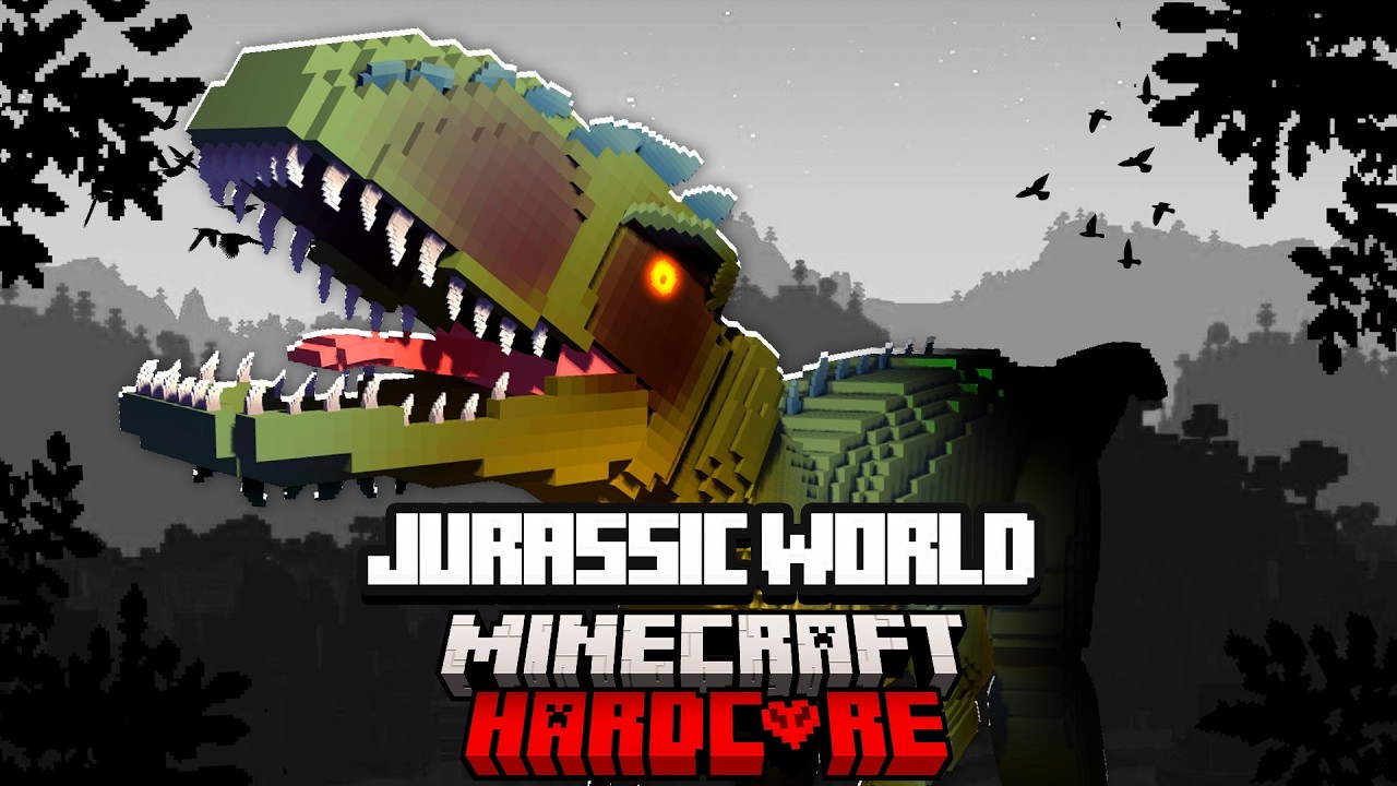 Am Supravietuit 100 de Zile in Apocalipsa Jurasica pe Hardcore Minecraft