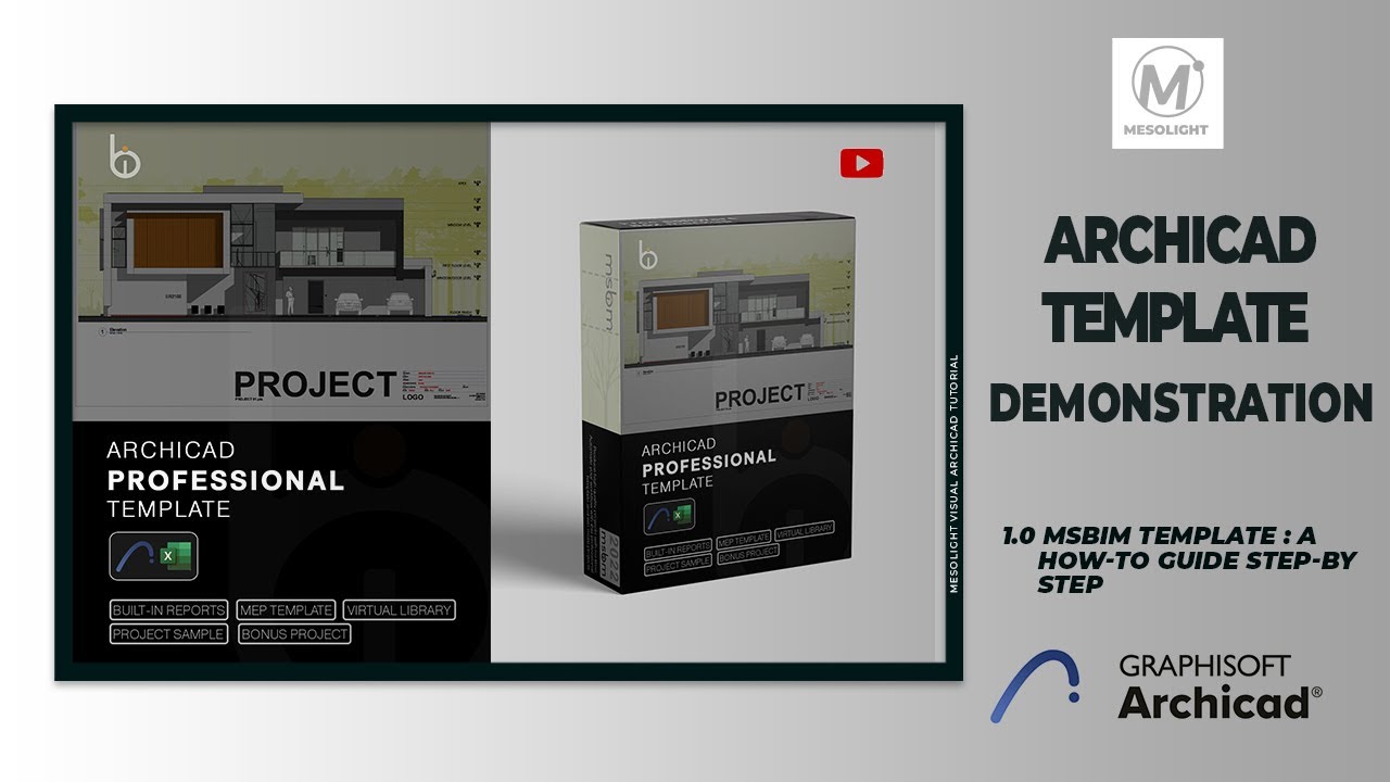 Шаблон BIM ARCHICAD + Демонстрации (шаблон MSBIM)