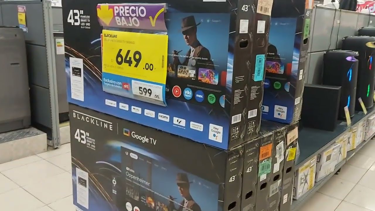 Unboxing tv BLACKLINE 50 PULGADAS 