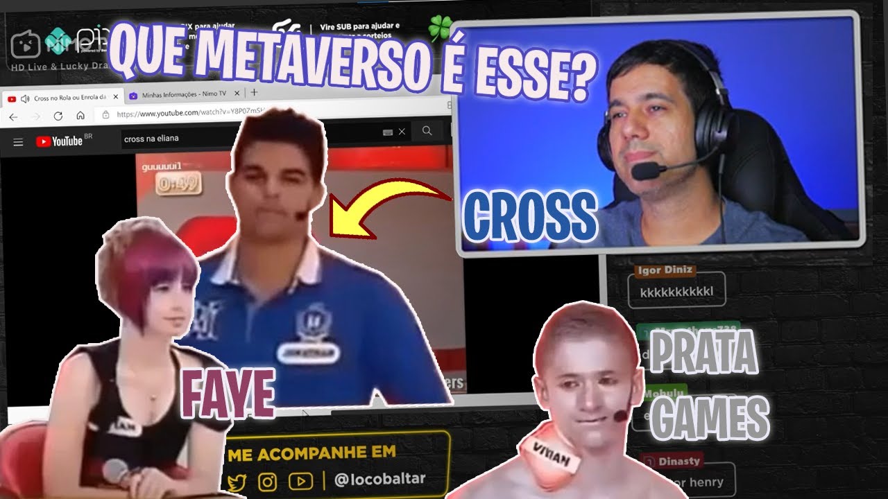 Baltar reage a Cross no programa da Eliana