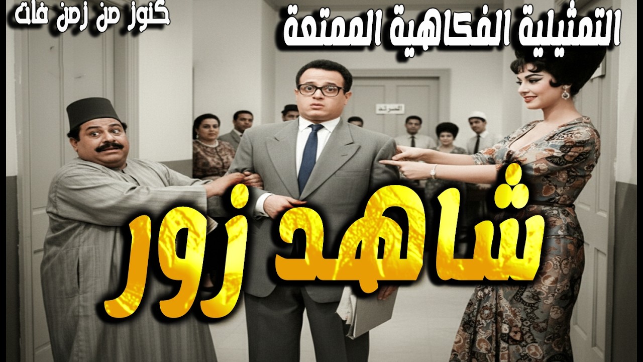 التمثيلية الفكاهية النادرة شاهد زور | عبدالمنعم ابراهيم - رشدى المهدى - ليلى فهمى