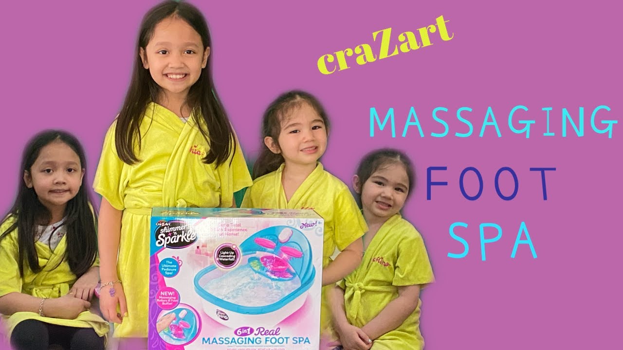 SHIMMER N SPARKLE MASSAGING FOOT SPA | FOOT SPA TOY REVIEW