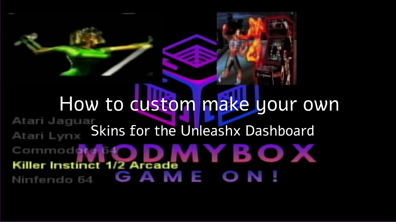 How to add your own custom images (Skins) for Unleashx Dashboard.