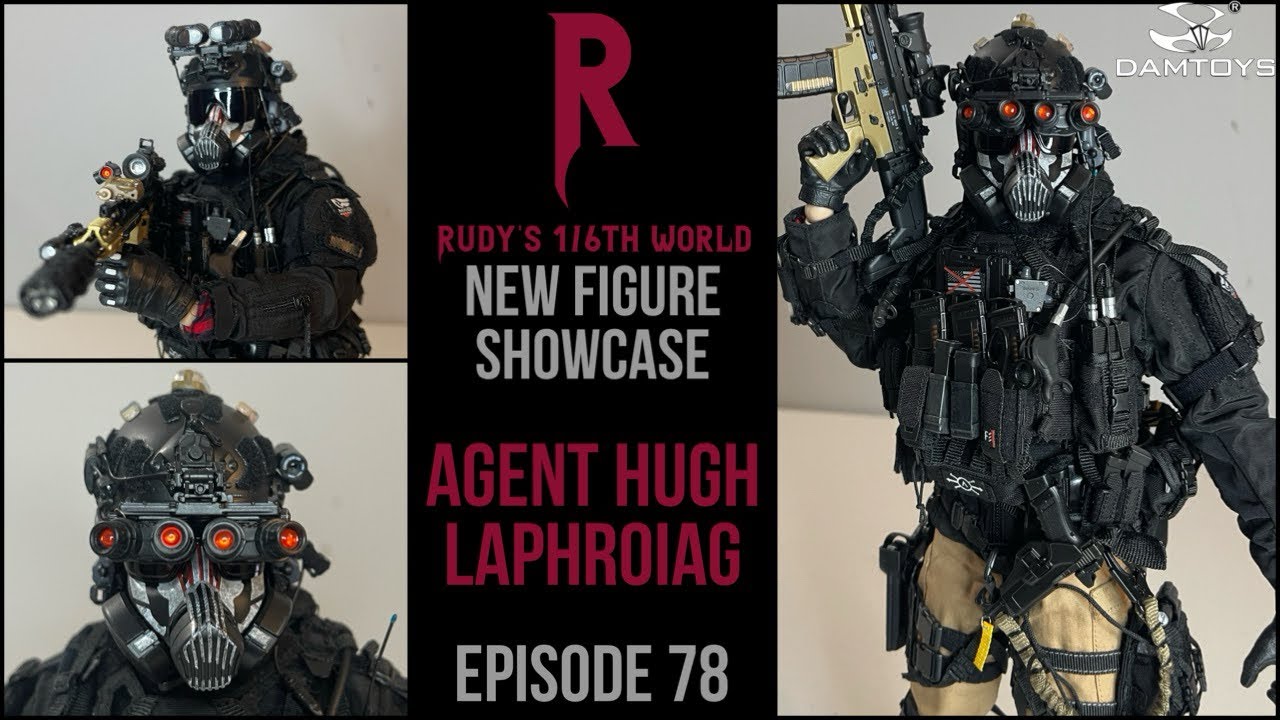 DAMTOYS: AGENT HUGH LAPHROIAG (SPC-OVERLORD): NEW FIGURE SHOWCASE(EP. 78) #damtoys #scp #sixthscale