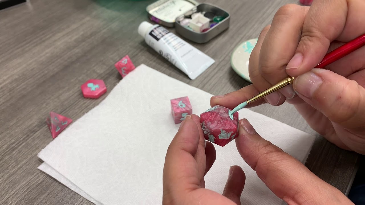 Inking Kraken Raw Dice Flamingo Paradice