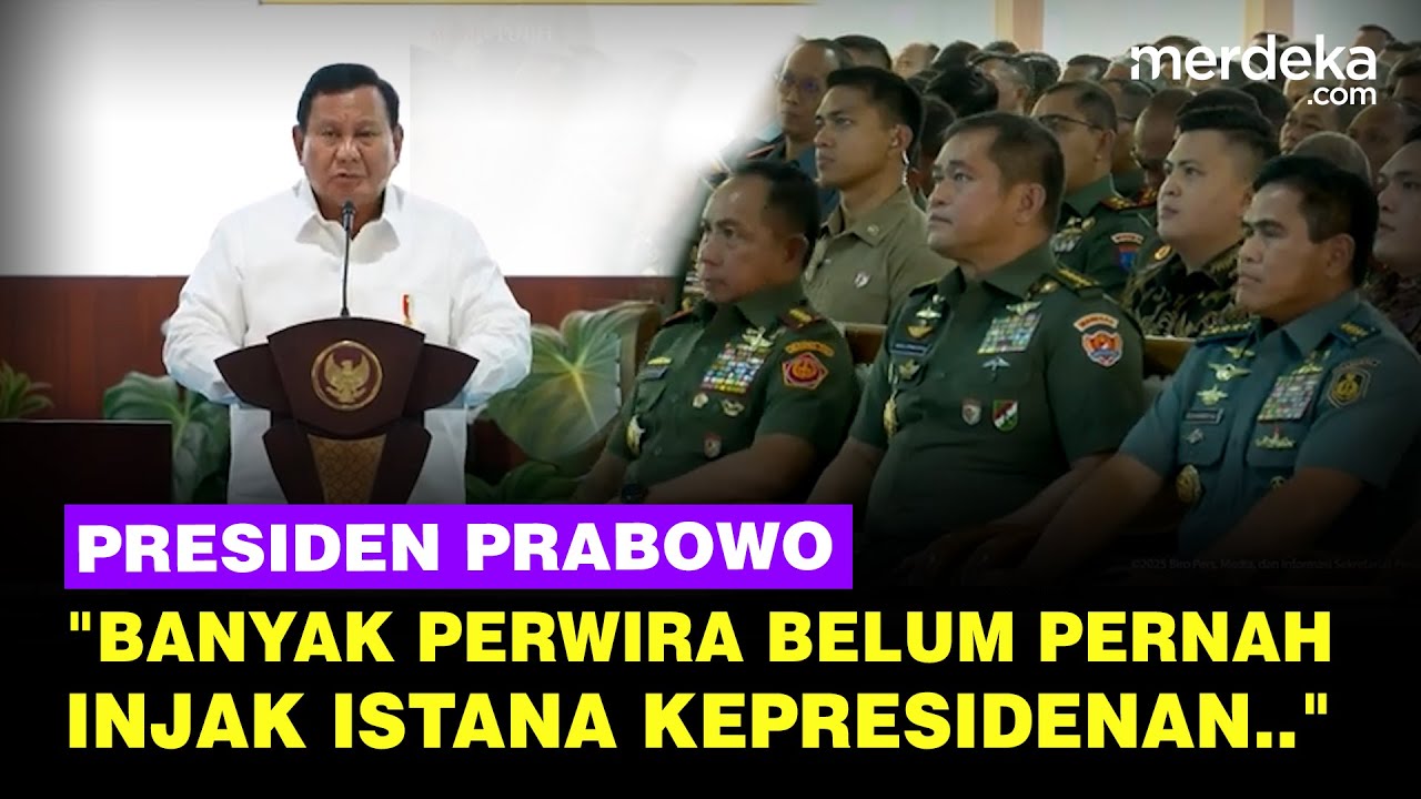 Prabowo ke Komandan TNI di Bogor: Banyak yang Belum Pernah Injak Istana Kepresidenan