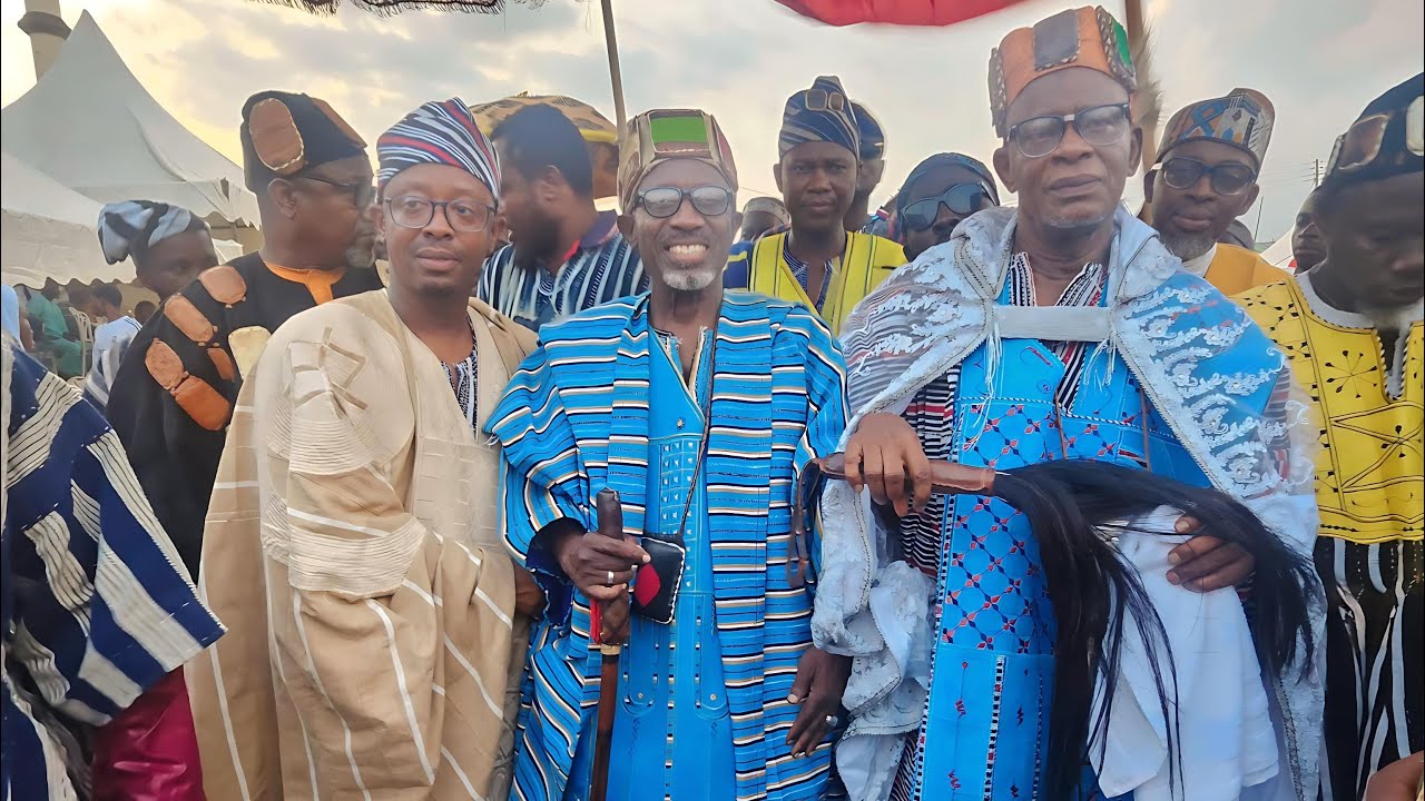 Damba festival of the Gonja community under the auspices of their Chief Alhaji Fatayi Idrissu in Ksi