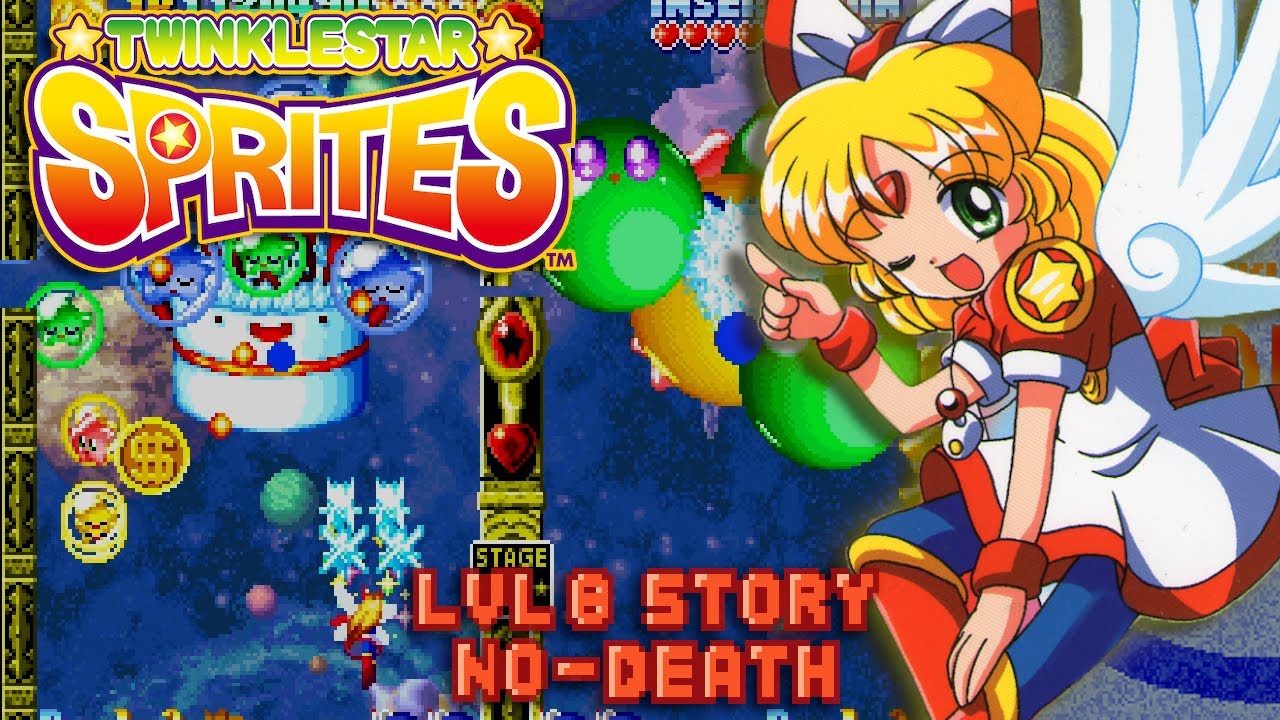 [AC] Twinkle Star Sprites - Story Mode - Lvl 8 No-Death Clear (The First Versus Shmup!)