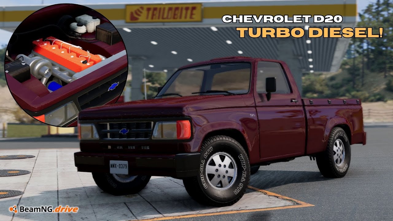 NOVO PROJETO! COMPREI UMA CHEVROLET D20 TURBO DIESEL! BeamNG.Drive