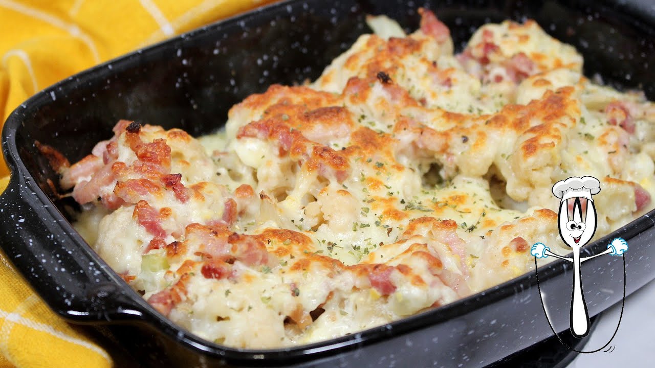 🥓RIQUÍSIMA y FÁCIL de hacer esta coliflor a la carbonara en Thermomix🥓 | Receta fácil con Thermomix